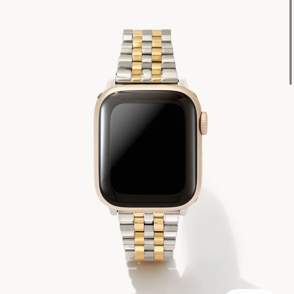 Kendra Scott Gold and Silver Alex 5 Link Watch Band in Two Tone Stainless Steel